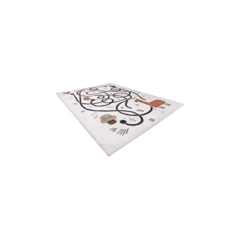Dywan FUN Game dla dzieci, gra, lama krem 240x330cm
