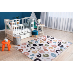 Dywan FUN Spots dla dzieci, plamki krem 160x220cm Dywan FUN Spots dla dzieci, plamki krem 160x220cm