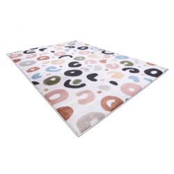 Dywan FUN Spots dla dzieci, plamki krem 280x370cm