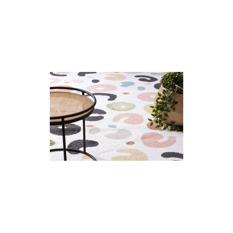 Dywan FUN Spots dla dzieci, plamki krem 280x370cm Dywan FUN Spots dla dzieci, plamki krem 280x370cm