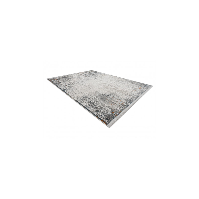 Dywan TULS nowoczesny, strukturalny, frędzle 51327 Vintage, przecierany, ornament kość słoniowa / krem 240x330cm