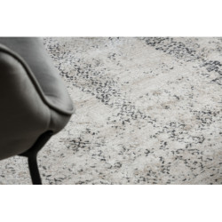 Dywan TULS nowoczesny, strukturalny, frędzle 51324 Vintage, przecierany, Ramka kość słoniowa / szary 200x290cm Dywan TULS nowoczesny, strukturalny, frędzle 51324 Vintage, przecierany, Ramka kość słoniowa / szary 200x290cm