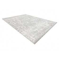 Dywan TULS nowoczesny, strukturalny, frędzle 51325 Melanż  kość słoniowa / szary  240x330cm