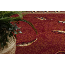 Dywan BCF Morad TRIO Liście, kwiaty klasyczny - bordo 160x220cm Dywan BCF Morad TRIO Liście, kwiaty klasyczny - bordo 160x220cm