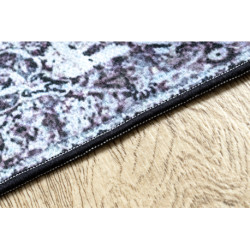 Dywan ANTIKA ancret washedstone, nowoczesny ornament, do prania - szary 80x150cm