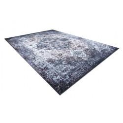 Dywan ANTIKA ancret washedstone, nowoczesny ornament, do prania - szary 120x170cm