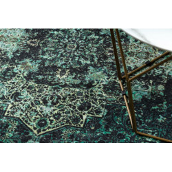 Dywan ANTIKA ancret oldcooper, nowoczesny ornament, do prania - zielony 80x150cm