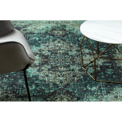 Dywan ANTIKA ancret oldcooper, nowoczesny ornament, do prania - zielony 120x170cm Dywan ANTIKA ancret oldcooper, nowoczesny ornament, do prania - zielony 120x170cm