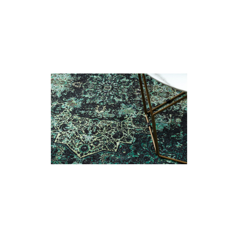 Dywan ANTIKA ancret oldcooper, nowoczesny ornament, do prania - zielony 120x170cm Dywan ANTIKA ancret oldcooper, nowoczesny ornament, do prania - zielony 120x170cm