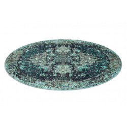 Dywan ANTIKA ancret oldcooper, koło nowoczesny ornament, do prania - zielony koło 120cm