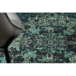 Dywan ANTIKA ancret oldcooper, koło nowoczesny ornament, do prania - zielony koło 160cm