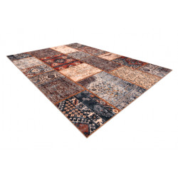 Dywan ANTIKA ancient rust, nowoczesny patchwork, grecki do prania - terakota 120x170cm