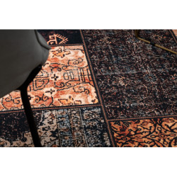 Dywan ANTIKA ancient chocolate, nowoczesny patchwork, grecki do prania - brązowy / terakota 120x170cm Dywan ANTIKA ancient chocolate, nowoczesny patchwork, grecki do prania - brązowy / terakota 120x170cm