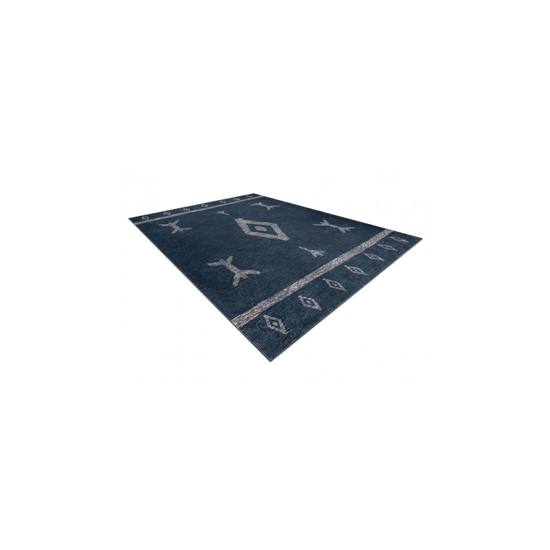 Dywan ANTIKA 121 tek, nowoczesny aztecki, do prania - antracyt 80x150cm Dywan ANTIKA 121 tek, nowoczesny aztecki, do prania - antracyt 80x150cm