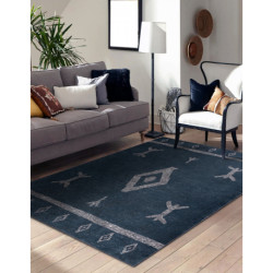 Dywan ANTIKA 121 tek, nowoczesny aztecki, do prania - antracyt 80x150cm Dywan ANTIKA 121 tek, nowoczesny aztecki, do prania - antracyt 80x150cm
