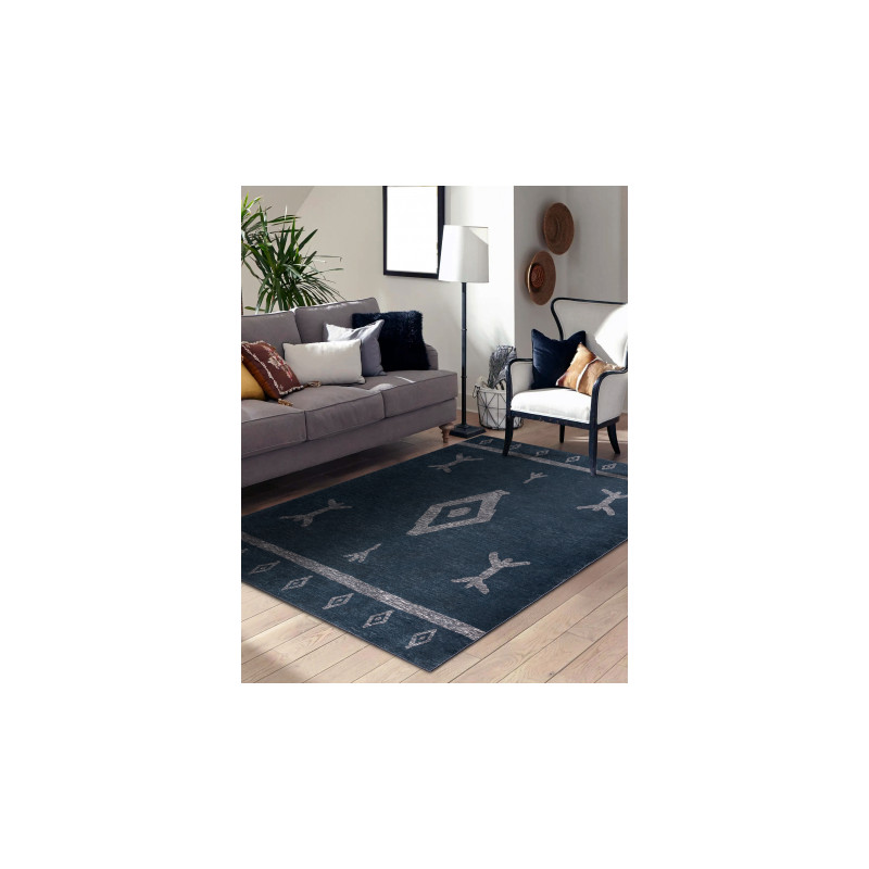 Dywan ANTIKA 121 tek, nowoczesny aztecki, do prania - antracyt 80x150cm Dywan ANTIKA 121 tek, nowoczesny aztecki, do prania - antracyt 80x150cm