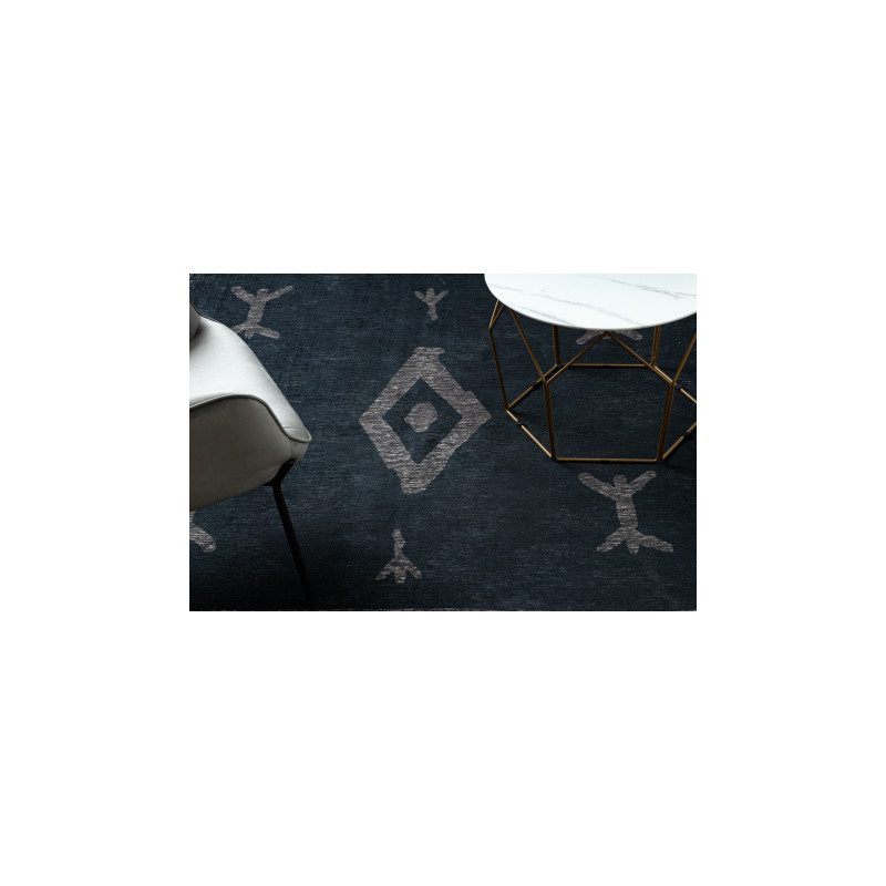 Dywan ANTIKA 121 tek, nowoczesny aztecki, do prania - antracyt 80x150cm Dywan ANTIKA 121 tek, nowoczesny aztecki, do prania - antracyt 80x150cm
