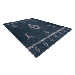 Dywan ANTIKA 121 tek, nowoczesny aztecki, do prania - antracyt 120x170cm