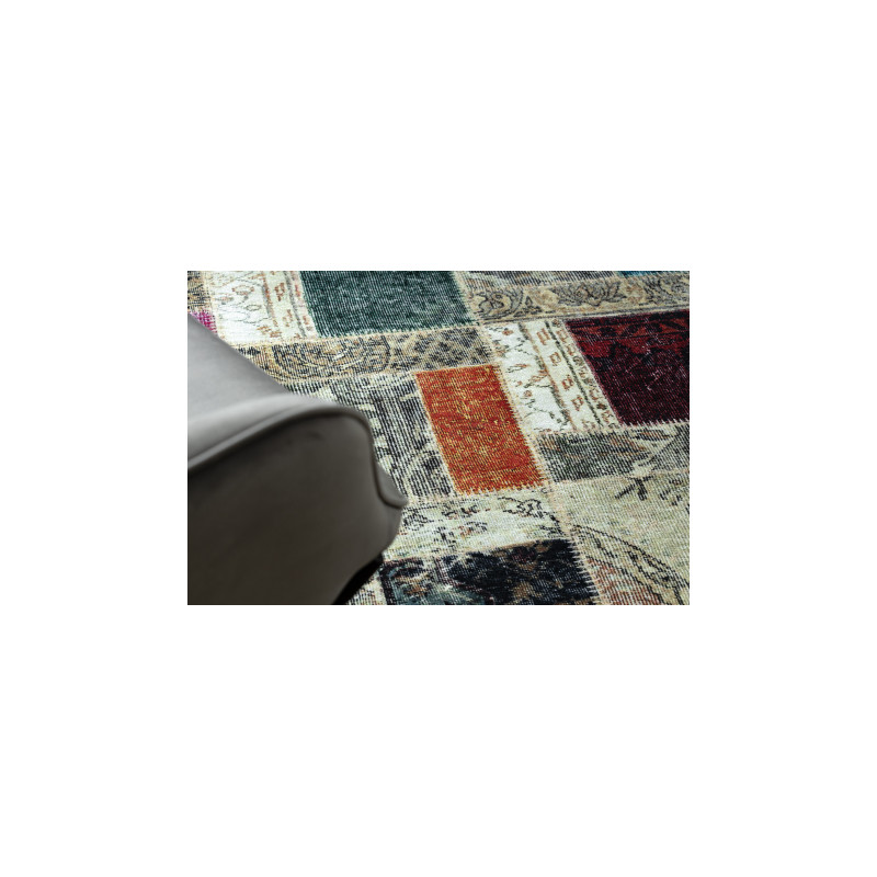 Dywan ANTIKA 109 tek, nowoczesny patchwork, grecki do prania - beż / szary 80x150cm Dywan ANTIKA 109 tek, nowoczesny patchwork, grecki do prania - beż / szary 80x150cm