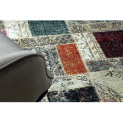 Dywan ANTIKA 109 tek, nowoczesny patchwork, grecki do prania - beż / szary 120x170cm Dywan ANTIKA 109 tek, nowoczesny patchwork, grecki do prania - beż / szary 120x170cm