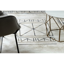 Dywan ANTIKA 125 tek, nowoczesny ramka, grecki do prania - beż / szary 160x220cm Dywan ANTIKA 125 tek, nowoczesny ramka, grecki do prania - beż / szary 160x220cm