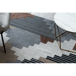 Dywan ANTIKA 126 tek, nowoczesny geometryczny do prania - beż / szary 120x170cm Dywan ANTIKA 126 tek, nowoczesny geometryczny do prania - beż / szary 120x170cm
