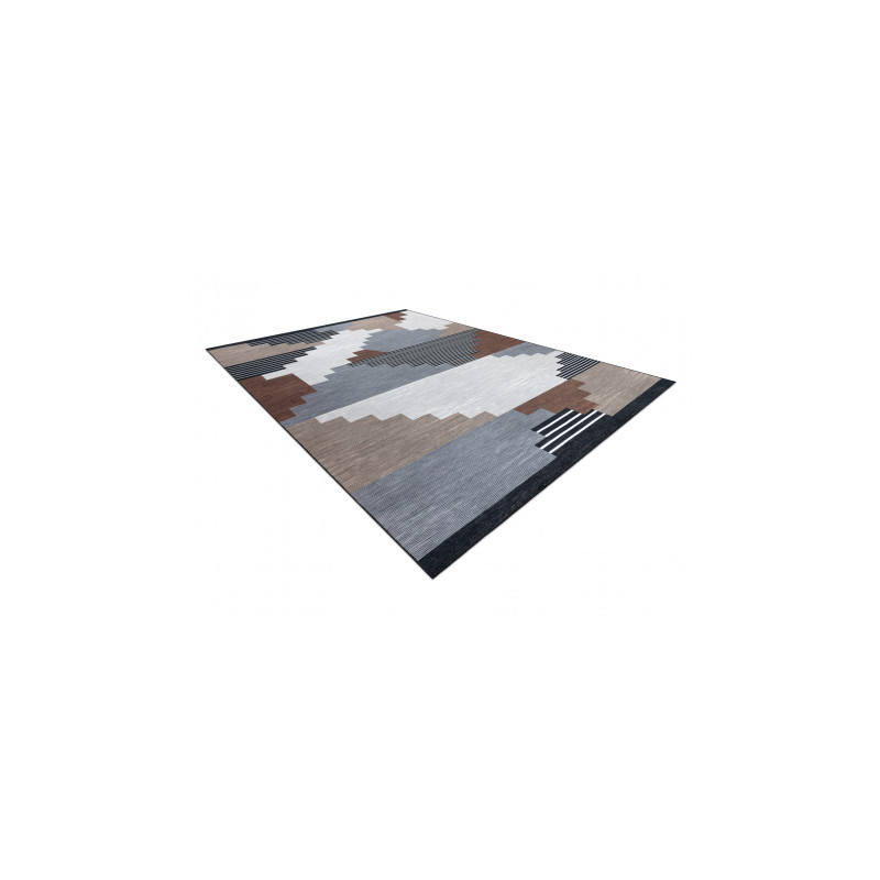Dywan ANTIKA 126 tek, nowoczesny geometryczny do prania - beż / szary 160x220cm Dywan ANTIKA 126 tek, nowoczesny geometryczny do prania - beż / szary 160x220cm