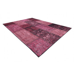 Dywan ANTIKA 127 tek, nowoczesny patchwork, grecki do prania - róż 160x220cm