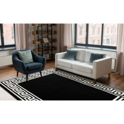 Dywan BCF Morad GREK grecki - czarny 60x110cm