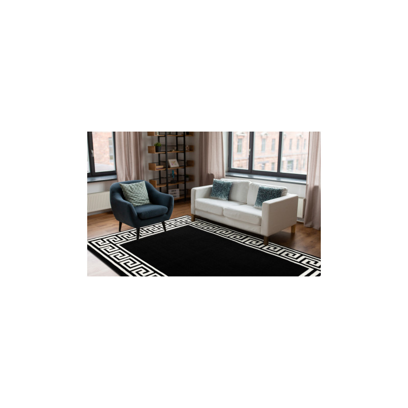 Dywan BCF Morad GREK grecki - czarny 60x110cm