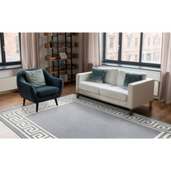Dywan BCF Morad GREK grecki - szary 80x150cm Dywan BCF Morad GREK grecki - szary 80x150cm