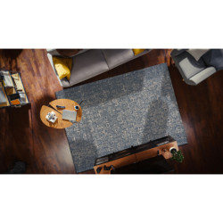 Dywan wełniany JADE 45015/900 Ornament niebieski / beż OSTA 67x130cm