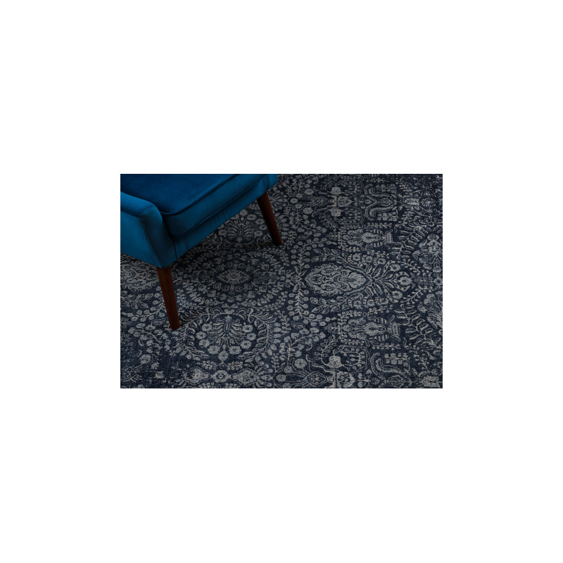 Dywan wełniany JADE 45008/500 Ornament granat / beż OSTA 85x160cm