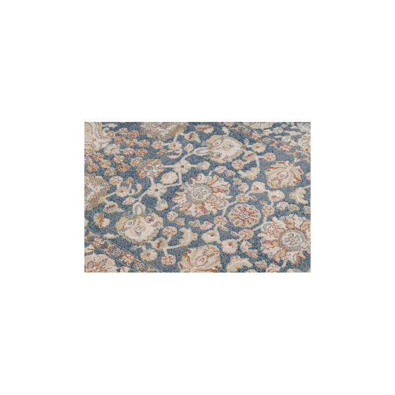 Dywan wełniany JADE 45009/900 Ramka, kwiaty klasyczny beż / niebieski OSTA 85x160cm Dywan wełniany JADE 45009/900 Ramka, kwiaty klasyczny beż / niebieski OSTA 85x160cm