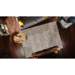 Dywan wełniany JADE 45015/600 Ornament beż / niebieski OSTA 140x200cm