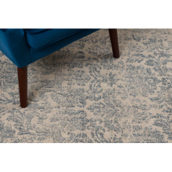 Dywan wełniany JADE 45015/600 Ornament beż / niebieski OSTA 140x200cm