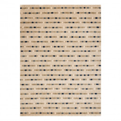 Dywan wełniany JADE 45023/100 Pasy beż / niebieski OSTA 160x230cm