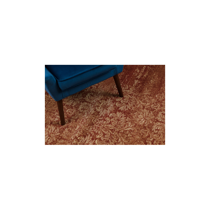 Dywan wełniany JADE 45007/300 Ornament terakota OSTA 200x300cm