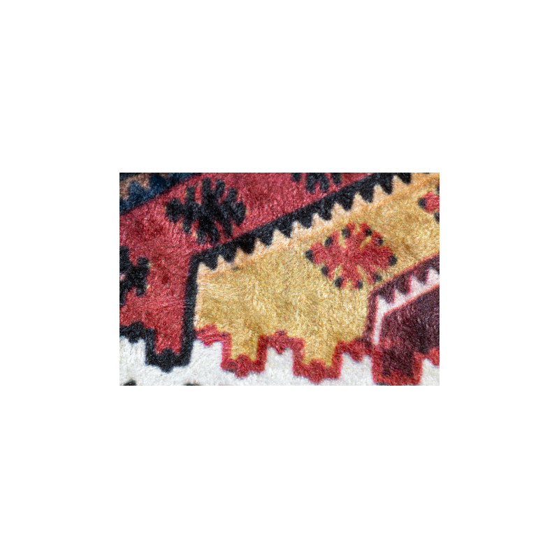 Dywan do prania ANDRE 2305 Orientalny patchwork, antypoślizgowy - bordo / brązowy 160x220cm