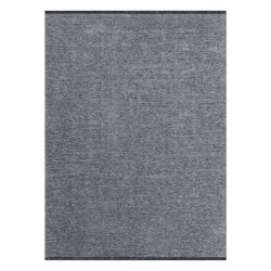 Dywan FLORENCE 24021 Jednolity, glamour, płasko tkany, frędzle - szary 78x150cm