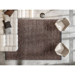 Dywan FLORENCE 24021 Jednolity, glamour, płasko tkany, frędzle - brązowy 135x190cm Dywan FLORENCE 24021 Jednolity, glamour, płasko tkany, frędzle - brązowy 135x190cm