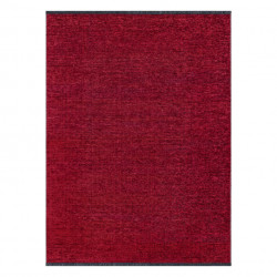 Dywan FLORENCE 24021 Jednolity, glamour, płasko tkany, frędzle - czerwony 155x220cm