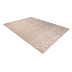 Dywan do prania ANDRE 1577 Jodełka, chevron antypoślizgowy - beż 120x170cm