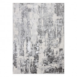 Dywan LIRA GR579 Abstrakcja, strukturalny, nowoczesny, glamour - szary 80x150cm