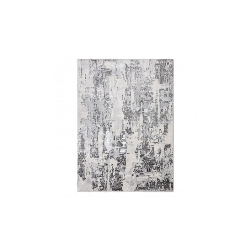 Dywan LIRA GR579 Abstrakcja, strukturalny, nowoczesny, glamour - szary 240x330cm