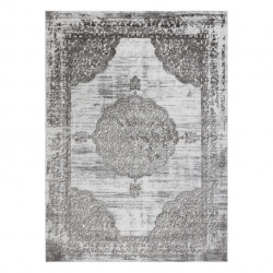 Dywan LIRA E1468 Rozeta, strukturalny, nowoczesny, glamour - szary 160x220cm