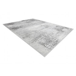 Dywan LIRA HE528 Vintage przecierany, strukturalny, nowoczesny, glamour - szary 160x220cm