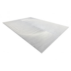 Dywan LIRA HE525 geometryczny, strukturalny, nowoczesny, glamour - szary 240x330cm