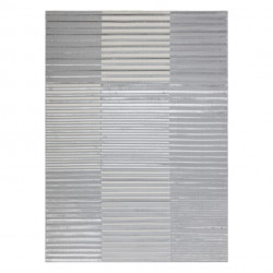 Dywan LIRA E2681 Paski, strukturalny, nowoczesny, glamour - szary 160x220cm