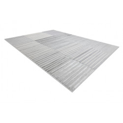 Dywan LIRA E2681 Paski, strukturalny, nowoczesny, glamour - szary 200x290cm